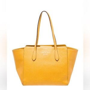 Gucci Leather Swing Tote